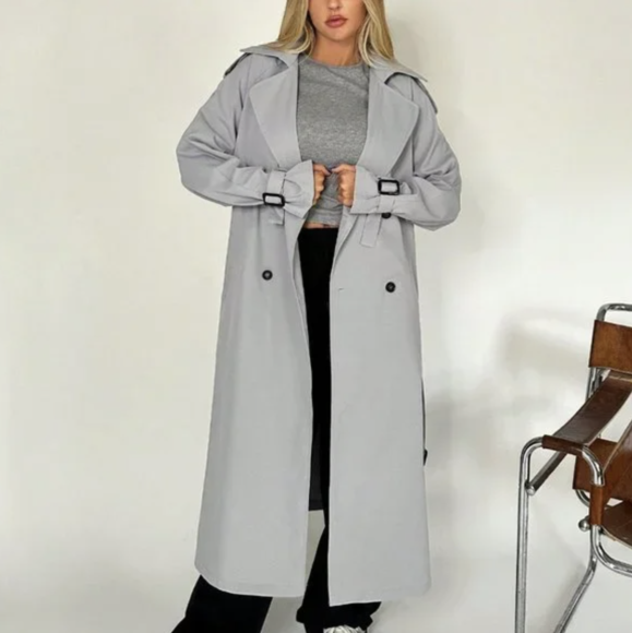 Gray Trench Coats